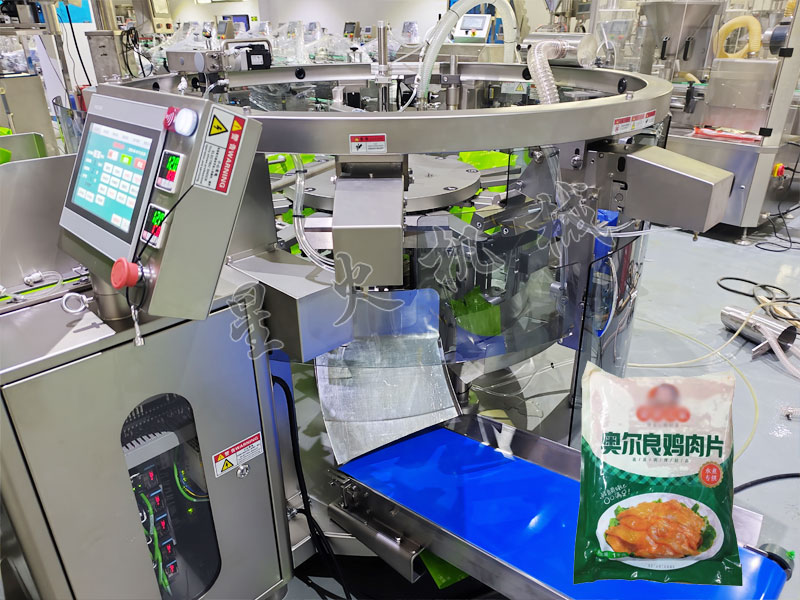 南京全自動(dòng)腌制雞肉片封口機(jī)包裝設(shè)備