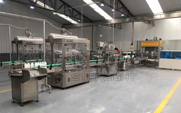 星火食用油流水線設(shè)備展示