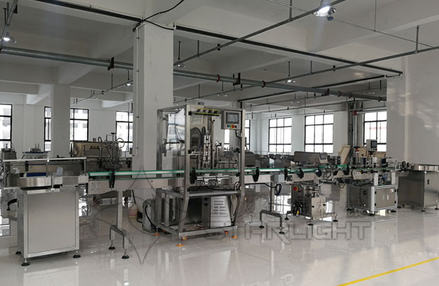 星火醬類醬料灌裝機流水線設備展示