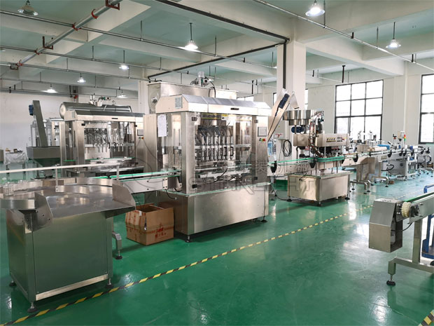 星火自動化海鮮醬灌裝生產(chǎn)線展示